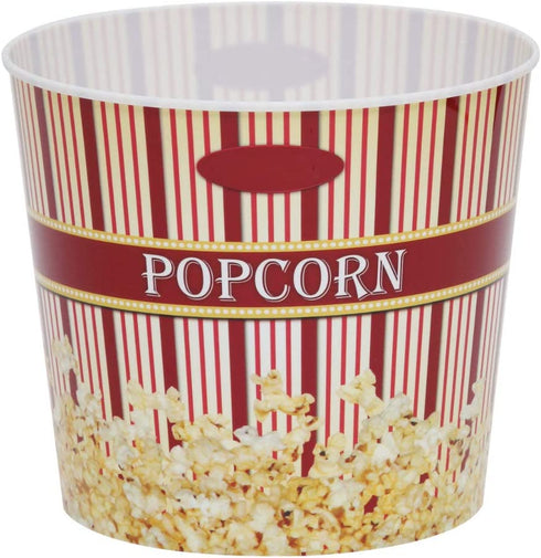 Time for Treats Popcorn Container, Large, Burgundy