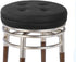 baibu Bar Stool Cushions, Super Breathable Round Bar Stool Cover Seat Cushion Black 12" - One Cushion Only