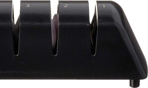 Kai Diamond & Ceramic 3 Stage Pull-Through Knife Sharpener, , Black