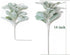 SHACOS Artificial Flocked Lambs Ear Greenery Stem 12 Pcs Faux Lambs Ear Stems Bulk Foliage Leaves Plant Spray for Home Wedding DIY Floral Arrangement