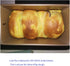 Loaf Pan Bread Toast Mold Deep loaf Pancorrugated Non Stick Gold Aluminum Alloy No lid included (8.26X4.7X4.3INCH)