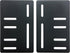 Lussuoso Furniture Modi-Plate Bed Frame Adapter/Connector, Heavy Duty Bed Frame Modification to Connect Headboard/Footboard, Steel Bracket, Hardware Included 2 PC Set