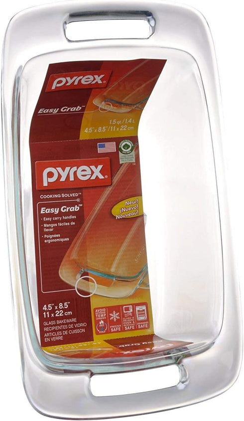 Pyrex, Dish Loaf Glass Easy Grab 1.5Qt