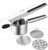 PARADIZM Potato Ricer Stainless Steel,Extra-Large top Stainless Steel Potato Rice,Rice milling Kitchen Tool with Long Non-Slip Handle, It can be use on Carrots,yams and All Sorts of Root Crops.