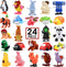 Laxdacee Wind-Up Toys, 24 Pack Assorted Mini Toy for Kids Party Favors, Birthday Goody Bag Filler Preschool Toy for Boys Girls Children, Gifts Pinata Filler Carniva Prizes Classroom Incentive Reward