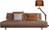 Kdays Thick Brown Faux Leather Lumbar Pillow Cover Cognac Leather Decorative Throw Pillow Case Farmhouse Rectangular Sofa Couch Cushion Covers Modern Minimalist Vegan Pillow Cover 12x20 Inches