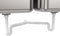 EASYDRAIN Ref. 505 DOUBLE KITCHEN SINK P-trap, Expandable & Flexible 1-½" with 2 female threaded Nuts on both sink outlets and 4 size options to connect to the wall drain: DN38 x DN40 x DN48 x DN50