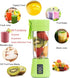 Portable Blender,Personal Size Blender Juicer Cup,Smoothies and Shakes Blender,Handheld Fruit Machine,Ice Blender Mixer Home (green)