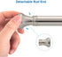 Amazer Spring Tension Curtain Rod - 54-90 Inches Rust-Resistance Shower Curtain Rod Bathroom Rod, Nickel
