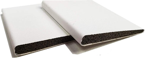 Q-Lon Door Corner Seal for Weather Stripping and Draft Protection Foam Seal 2-Pack - White