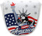 Golf Mallet Putter Head Cover Magnetic Headcover Head Covers Golf Club Accessory USA Statue of Liberty Thick Synthetic Leather for Odyssey 2ball 2 Ball Taylormade Scotty Cameron