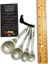 Teacher Spoon Set Measuring Spoons with Recipe Card Engraved Kitchen Accessory Present Gift Boxed