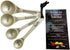 Teacher Spoon Set Measuring Spoons with Recipe Card Engraved Kitchen Accessory Present Gift Boxed