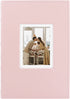 Golden State Art, Photo Album for 4x6 300 Pictures - Weddings, Holidays, Engagements, Vacations, Family - Front Extra Large Photo Display (Faux Leather Pink)