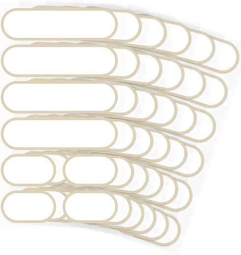 Removable Write-On Food Labels, Waterproof Kitchen Labels for OXO POP Food Storage Containers and Home Organization, Pack of 64