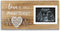 VILIGHT New Mom Gifts - Pregnancy Announcements Ideas Baby Nursery Decor - Love At First Heartbeat Sonogram Picture Frame for Standard 4" x 3" Ultrasound Photo