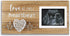 VILIGHT New Mom Gifts - Pregnancy Announcements Ideas Baby Nursery Decor - Love At First Heartbeat Sonogram Picture Frame for Standard 4" x 3" Ultrasound Photo