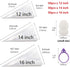 ANSLYQA 166 Pcs Pastry Piping Bags Kit with 150PCS 3 Sizes (12"+14"+16") Extra Thick Disposable Icing Bags,10 Couplers and 6 Frosting Bag Ties for Baking Cupcakes Cookies Cake Decorating Supplies