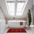 Buffalo Plaid Rug - YHOUSE Cotton Front Door Mat Outdoor Doormat Washable Checkered Rugs Indoor/Outdoor Welcome Mat for Layered Mat Porch/Kitchen/Farmhouse/Entry(23.6€œX35.4€œ, Red and Black Plaid)