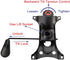 Skelang Tilt Control Mechanism Replacement, Office Chair Tilt Base Control Lift Mechanism, Swivel Base Plate Control Seat Mechanism, Mounting Hole Dimension: 10.2"×6"(L×W)