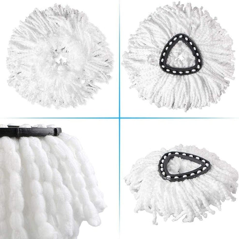 Mop Head Replacement Microfiber Spin Mop Refills Replacement Mop Refill Head (4 Pack)