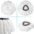 Mop Head Replacement Microfiber Spin Mop Refills Replacement Mop Refill Head (4 Pack)