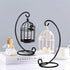 HiGift 12 Pack Ornament Display Stand, 9? Tall Iron Ornament Holder Stand for Hanging Globe Air Plant, Terrarium Plant, Witch Ball Stand for Bauble Home Party Wedding Craft Christmas Decor - Black