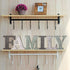 Rustic Wood Sign (FAMILY), Decorative Wooden Block Word Signs, Freestanding Wooden Letters Rustic FAMILY Signs for Home Decor