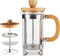 12 oz French Press Coffee/Tea Maker Single Server by Sivaphe Small Espresso Press with Stainless Steel Filter 0.35L High Borosilicate Carafe Durable Bamboo Handle Coffee Maker