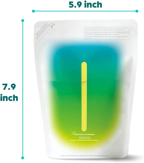 Dry & Dry (5 Packs Standing Moisture Absorbers to Control Excess Moisture for Basements, Closets, Bathrooms, Laundry Rooms - Moisture Absorbers, Standing Moisture Absorbers