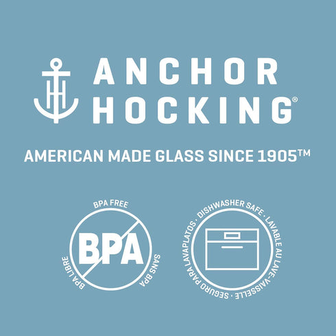 Anchor Hocking 1-Gallon Heritage Hill Jar, Set of 2