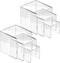 CECOLIC Clear Acrylic Riser Display Stand, Acrylic Display Riser Stand Shelf for Pops Figures, Amiibo, Jewelry, Candy, Cupcake, Dessert (5x6x7'')