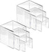 CECOLIC Clear Acrylic Riser Display Stand, Acrylic Display Riser Stand Shelf for Pops Figures, Amiibo, Jewelry, Candy, Cupcake, Dessert (5x6x7'')