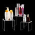 CECOLIC Clear Acrylic Riser Display Stand, Acrylic Display Riser Stand Shelf for Pops Figures, Amiibo, Jewelry, Candy, Cupcake, Dessert (5x6x7'')