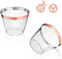 50 Rose Gold Cups 9 Oz Rose Gold Plastic Cups Fancy Disposable Wedding Cups Elegant Party Cups with Rose Gold Rim Flexible Party Wedding Rose Gold Plastic Tumblers by KARRAHOME