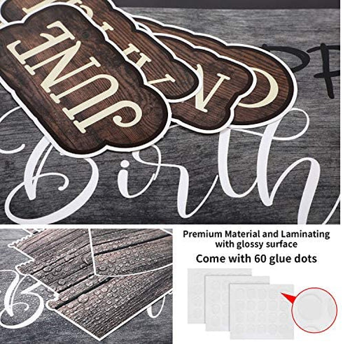 58 Pieces Happy Birthday Decorations for Classroom Mini Bulletin Board Set for Students, Birthday Banner Poster Accents for School Kids