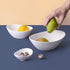 LIFVER Soy Sauce Dish Ceramic, Dipping Bowls, Serving Bowls for Side Dishes, Dip Bowls 3 Oz, Charcuterie Board Bowls Gravy Boat, Dipping Sauce Dish Porcelain, Set of 8, White