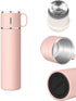 Ballyware 20oz Stainless Steel Vacuum Insulated Flask, Leak Proof Thermos For Hot Drinks With Cup - For Indoor and Outdoor (Black)