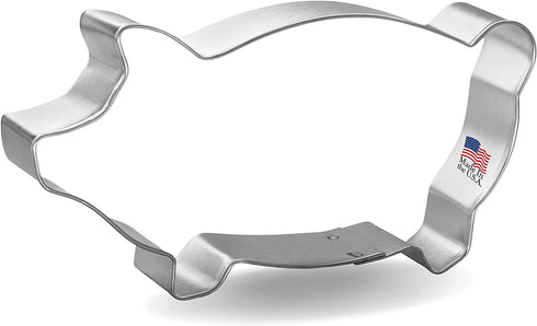 Foose Marranitos Pig Cookie Cutter 5 Inch –Tin Plated Steel Cookie Cutters – Marranitos Pig Cookie Mold