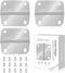 AIEVE Cooler Hinges and Screws Set,Cooler Replacement Hinges,Stainless Steel Hinges and Screws Replacement for Coleman Coolers