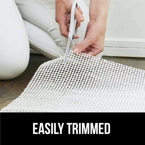 Gorilla Grip Extra Strong Rug Pad Gripper, 5x7 FT, Grips Keep Area Rugs in Place, Thick, Slip and Skid Resistant Pads for Hard Floors, Under Carpet Mat Cushion and Hardwood Floor Protection