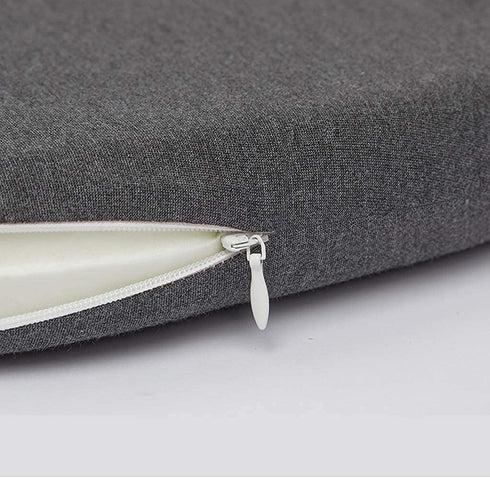 Zituop Stool Cushion Round Comfortable Memory Foam Padded Stool Covers Bar Seat Cushion with Elastic and Non-Slip Band (Light Grey, 13.8inch)