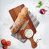 AIDEA Wood Cutting Board with Handle, Cheese Board Chartuterie Board?for Cutting and Serving 17"X11"bundle with 17"X6"(2 Pack)