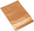 100Pcs Stand Up Mylar Bags Orange Color Aluminum Foil Packaging Bag with Line Clear Window for Zip Self Seal Lock Food Storage Zipper Lock Package Pouch 3.5x5.1 inch