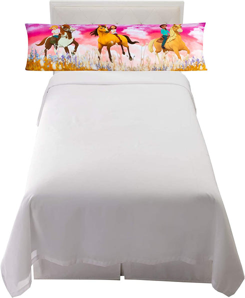 Franco PE0168 Kids Bedding Super Soft Microfiber Zippered Body Pillow Cover, 20" x 54", Spirit Riding Free