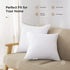 Acanva Decorative Square Throw Pillow Inserts Form Stuffer Cushion Sham Filler, 26x26'', White, 26 x 26