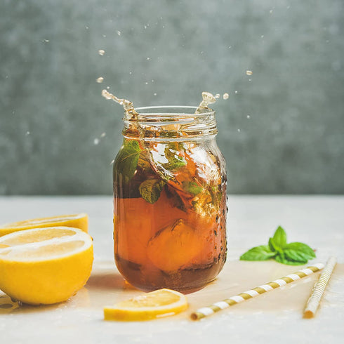 CycleMore 12 Pcs 16oz 480ml Clear Glass Jars With Silver Separable Lids, Mason Jars Round Canning Jars Spice Jars for Honey, Jam, Herb, Wedding Favor, Kitchen Storage