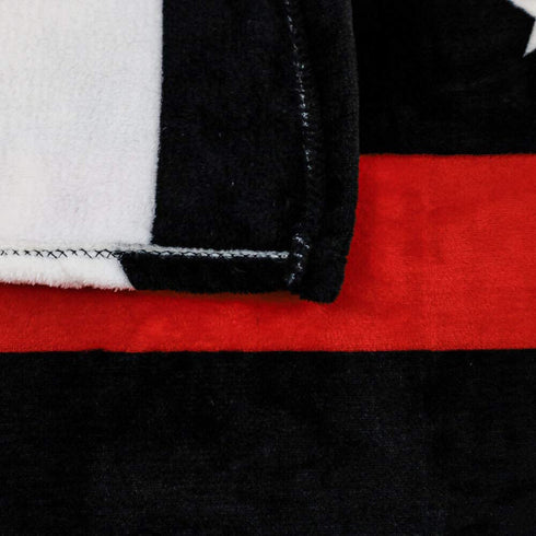 Infinity Republic - Thin Red Line Soft Fleece Throw Blanket - 50x60 Perfect for Living Rooms, bedrooms, Kids' Rooms, Outdoors!