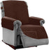 Sofa Shield Patented Large Recliner Slipcover, Reversible Tear Resistant Soft Quilted Microfiber, 28" Seat Width, Durable Furniture Stain Protector with Straps, Washable Cover for Dogs, Kid, Chocolate