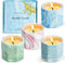 STRN Scented Candles Set, Candles for Home Scented, Aromatherapy Candles for Home, Soy Wax Candles Set 4x2.0 oz, Wonderful Gifts for Mother, Women, Friends and Coworkers Valentines Day Gifts for Her